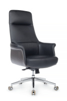 Кресло RV DESIGN Verdi (А-655) кожа черная